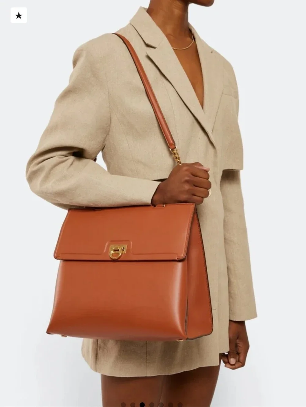 Ferragamo Trifolio Top Handle Bag